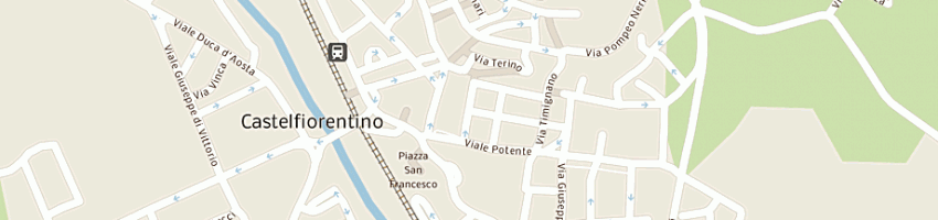 Mappa della impresa tako immobiliare sas di ulivelli a CASTELFIORENTINO