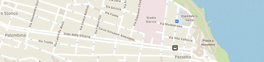 Mappa della impresa il dormiglione a ANCONA