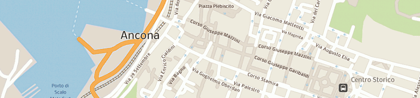 Mappa della impresa le delizie del centro a ANCONA