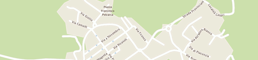 Mappa della impresa unita' sanitaria locale n 8 a CASTELFRANCO DI SOPRA