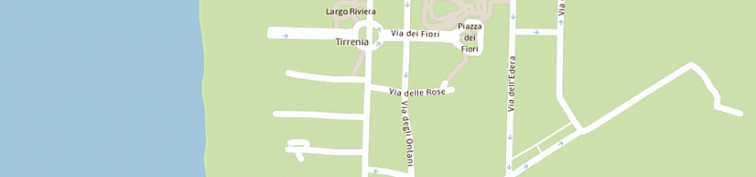 Mappa della impresa garage tirrenia - passerotti giuseppe a PISA