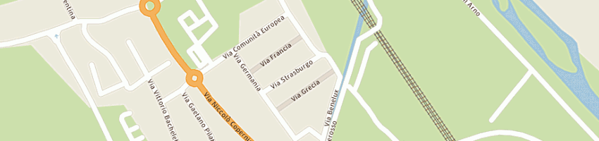 Mappa della impresa landini angiolino a FIGLINE VALDARNO