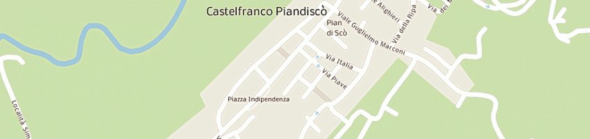 Mappa della impresa caselli franco e c (sdf) a PIAN DI SCO