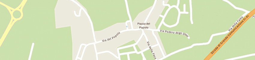 Mappa della impresa castellani spa a PONTEDERA