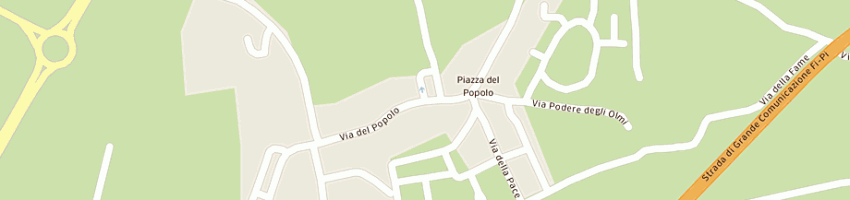 Mappa della impresa tognoni alessandro a PONTEDERA