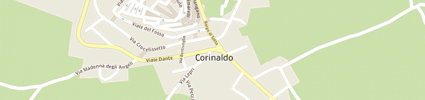 Mappa della impresa carabinieri a CORINALDO