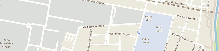 Mappa della impresa arcadia di bernini federica e c snc a PISA