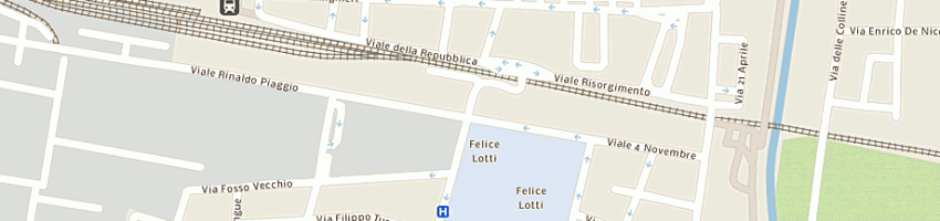 Mappa della impresa hotel amalfitana a PISA
