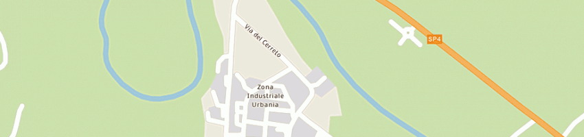 Mappa della impresa raggi alessandro a URBANIA