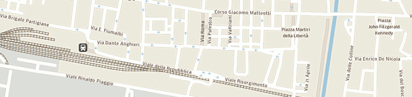 Mappa della impresa casa della sposa a PONTEDERA
