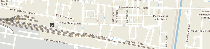 Mappa della impresa caffe' dell'erbavoglio snc di mannucci luciano e c a PONTEDERA