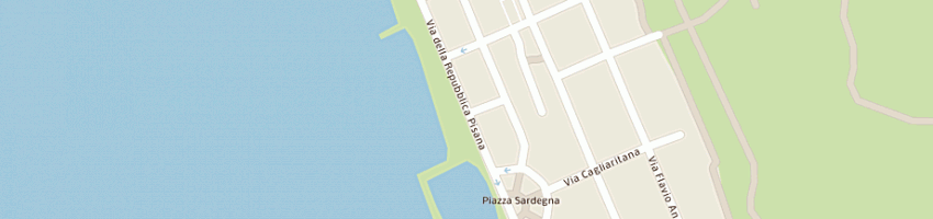 Mappa della impresa polizia municipale a PISA