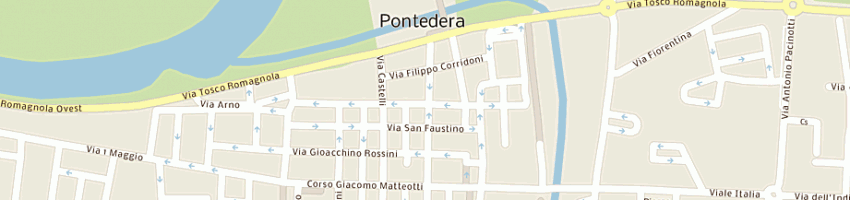Mappa della impresa mancuso giuseppe a PONTEDERA