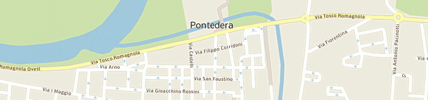 Mappa della impresa asilo nido comunale a PONTEDERA