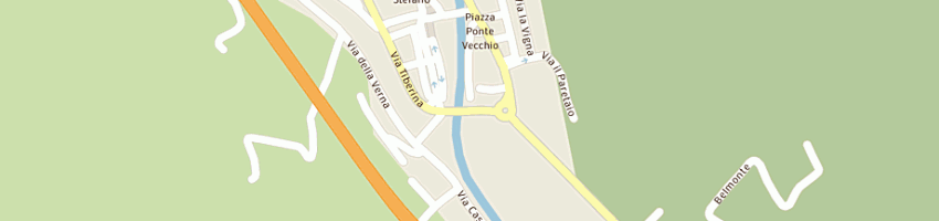Mappa della impresa alimentari moncini a PIEVE SANTO STEFANO