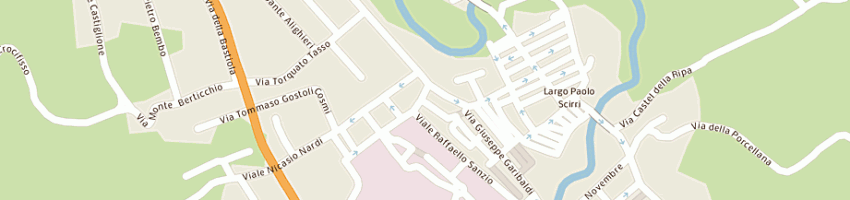 Mappa della impresa chiesa cattedrale parrocchiale san cristoforo martire-cinema teatro l a URBANIA