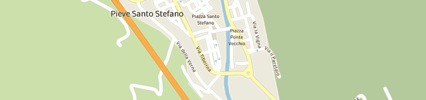 Mappa della impresa ceda (srl) a PIEVE SANTO STEFANO