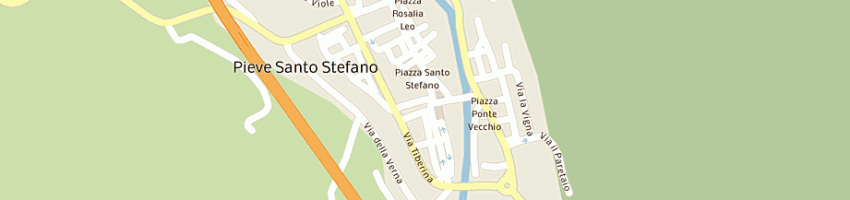 Mappa della impresa macelleria aldinucci a PIEVE SANTO STEFANO