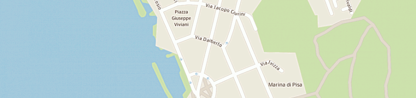 Mappa della impresa farmacia benini a PISA