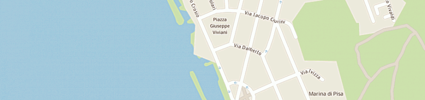 Mappa della impresa bagno gorgona sncdi mariotti elena e c a PISA