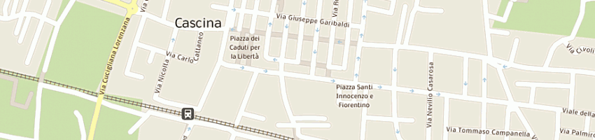 Mappa della impresa nervia viaggi a CASCINA