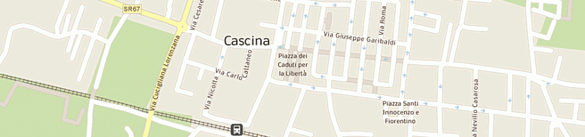 Mappa della impresa baroni caterina a CASCINA