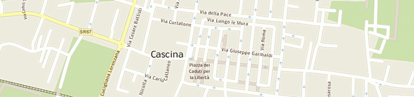 Mappa della impresa bucciolini fratelli a CASCINA
