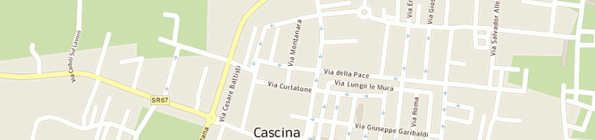 Mappa della impresa malloggi gianluca a CASCINA