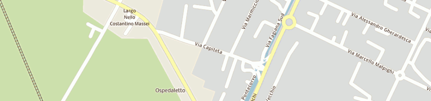Mappa della impresa azienda ospedaliera pisana a PISA