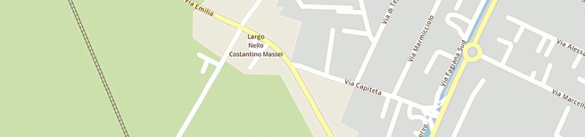 Mappa della impresa cooperativa mercato centrale a PISA