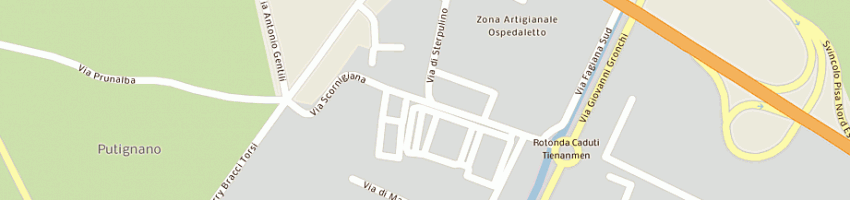 Mappa della impresa kalos snc di farnesi giuliana e cucini katia a PISA