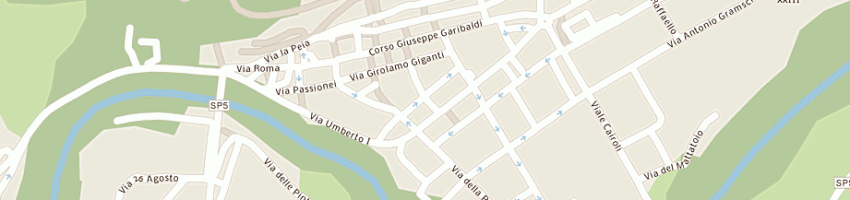 Mappa della impresa giacinti gianfranco a FOSSOMBRONE