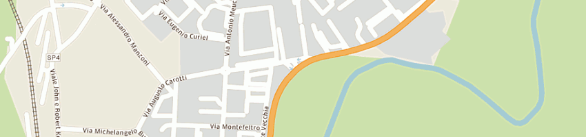 Mappa della impresa autocarrozzeria palazzi luca e c snc a FERMIGNANO