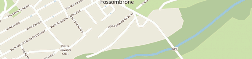 Mappa della impresa barbaresi fiorenzo a FOSSOMBRONE