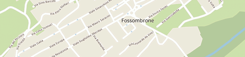 Mappa della impresa capodagli franco a FOSSOMBRONE