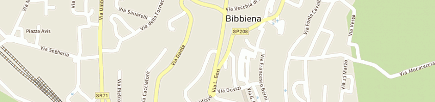 Mappa della impresa michelini giovanni a BIBBIENA