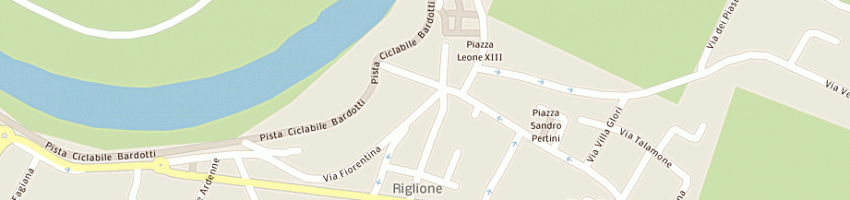 Mappa della impresa autoscuola arno di rognini michele a PISA