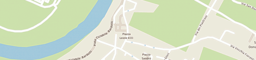 Mappa della impresa comune polizia munic dist riglione a PISA