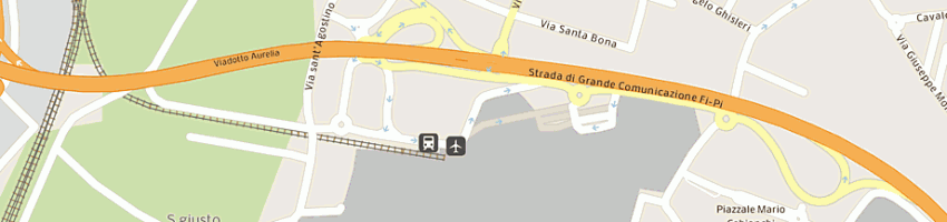 Mappa della impresa donky's rock hair di bertolino domenico a PISA