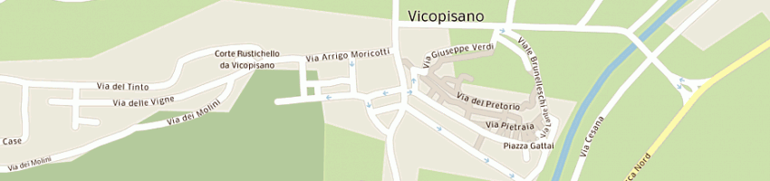 Mappa della impresa del corso luciana a VICOPISANO