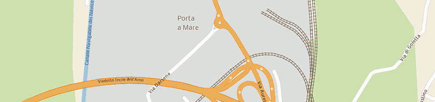 Mappa della impresa agenzia delle dogane a PISA