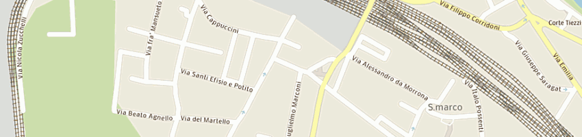Mappa della impresa italcasa di corica bruno a PISA