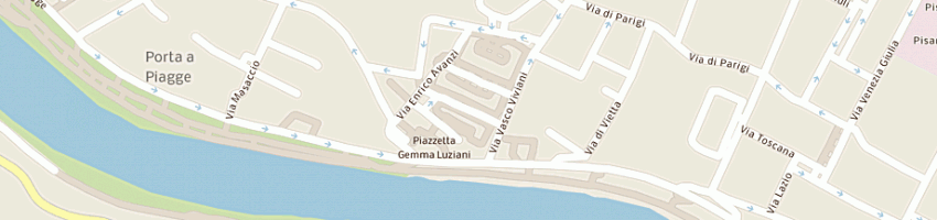 Mappa della impresa fiaschi mario a PISA