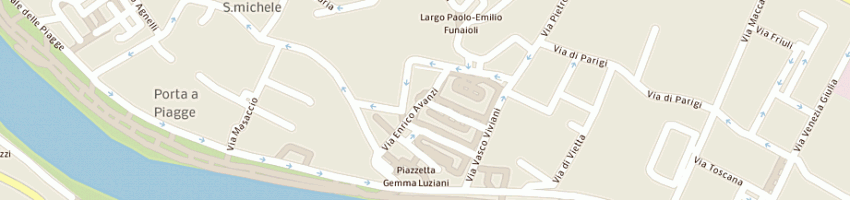 Mappa della impresa azienda usl 5 di pisa a PISA