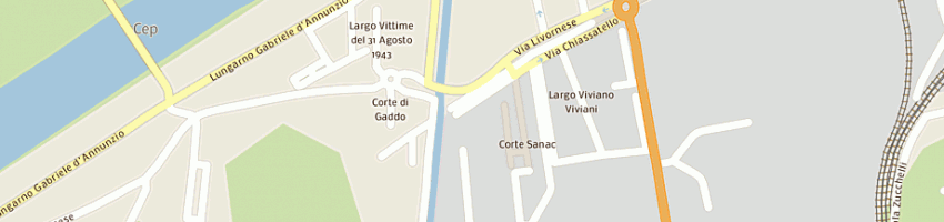 Mappa della impresa tnt automotive logistics spa a PISA