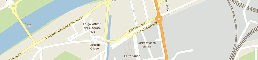 Mappa della impresa casarosa e giacomelli a PISA