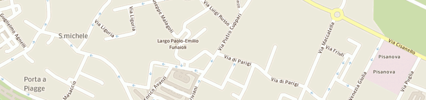 Mappa della impresa frescoluce di galletti gianluca e polito paolo snc a PISA