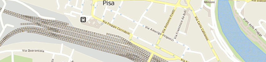Mappa della impresa baldini stefania a PISA