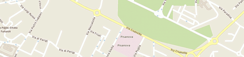 Mappa della impresa esselunga spa a PISA