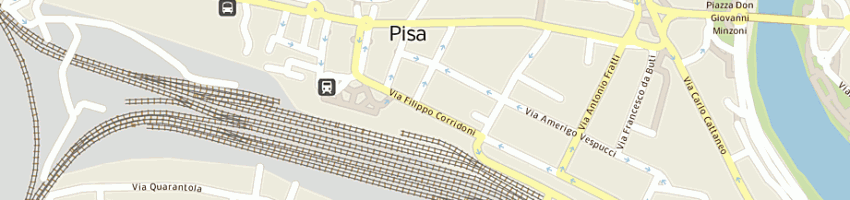 Mappa della impresa pizzeria piccolo mondodi romito roberto a PISA